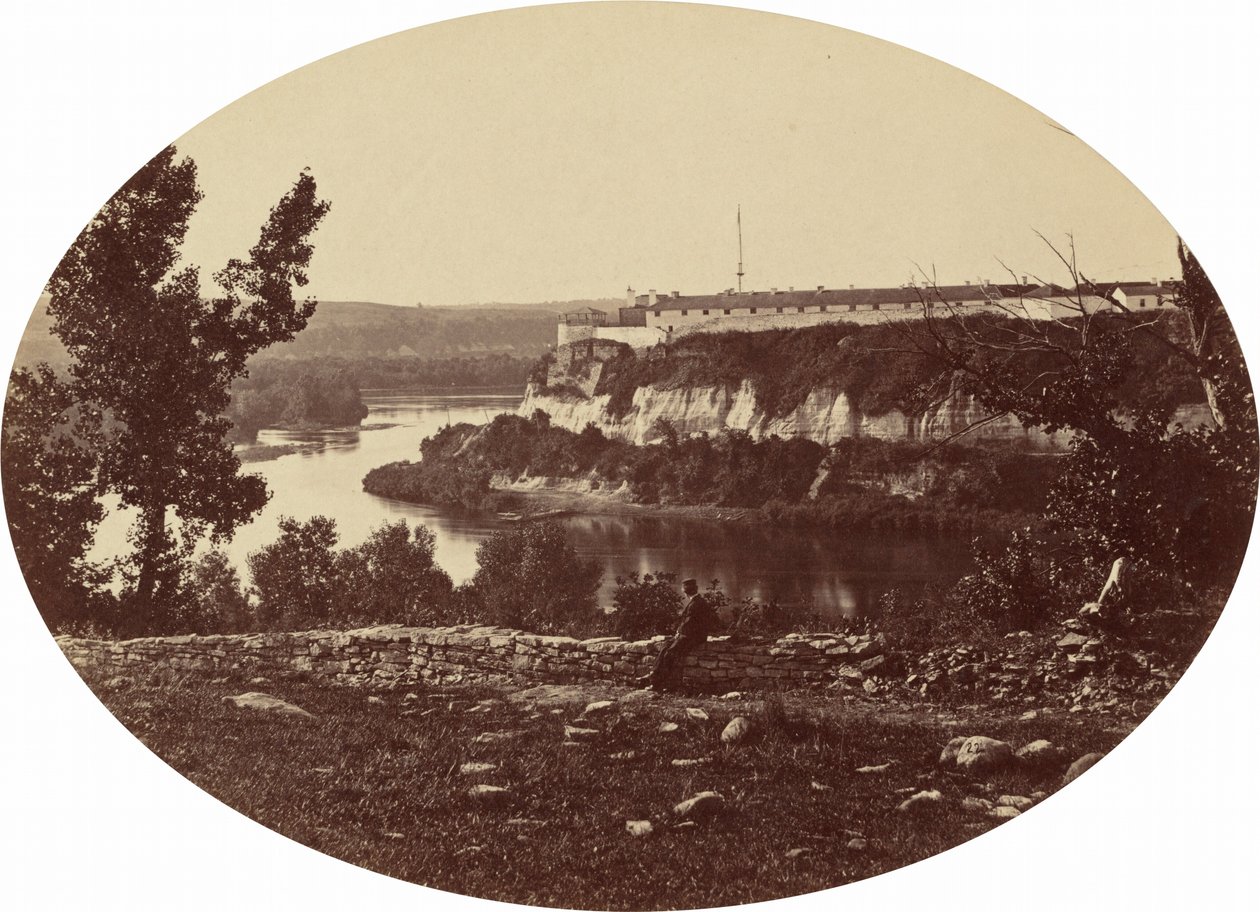 Fort Snelling, c. 1865. alkotó: Joel E Whitney
