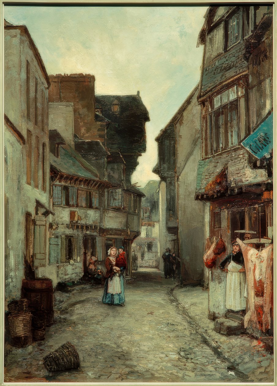 Landerneau-i sikátor alkotó: Johan Barthold Jongkind