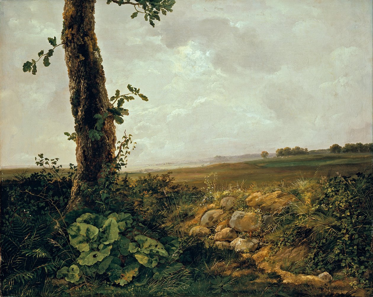 Kilátás Prestø közelében alkotó: Johan Christian Dahl
