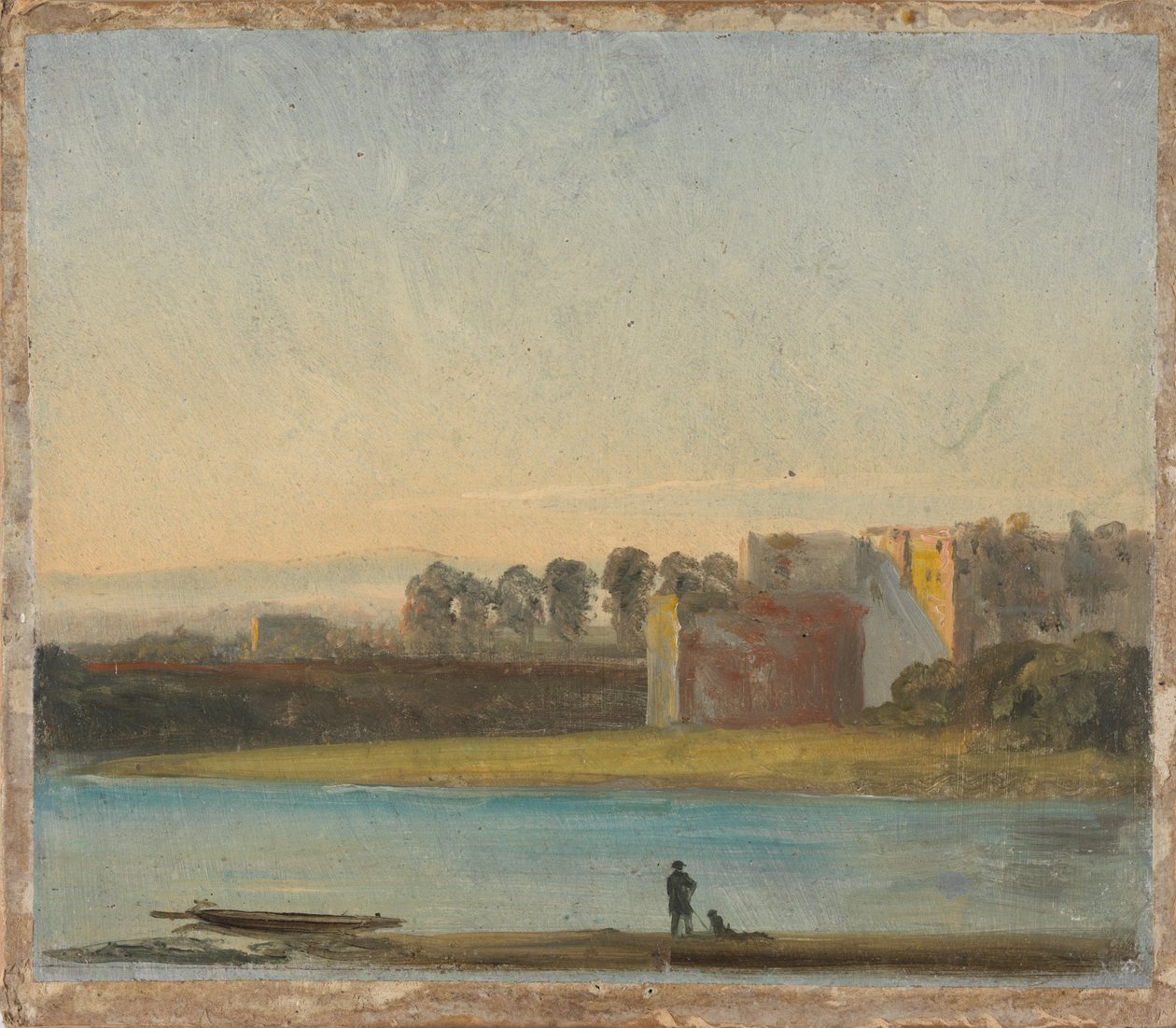 Kilátás az Elbára alkotó: Johan Christian Dahl