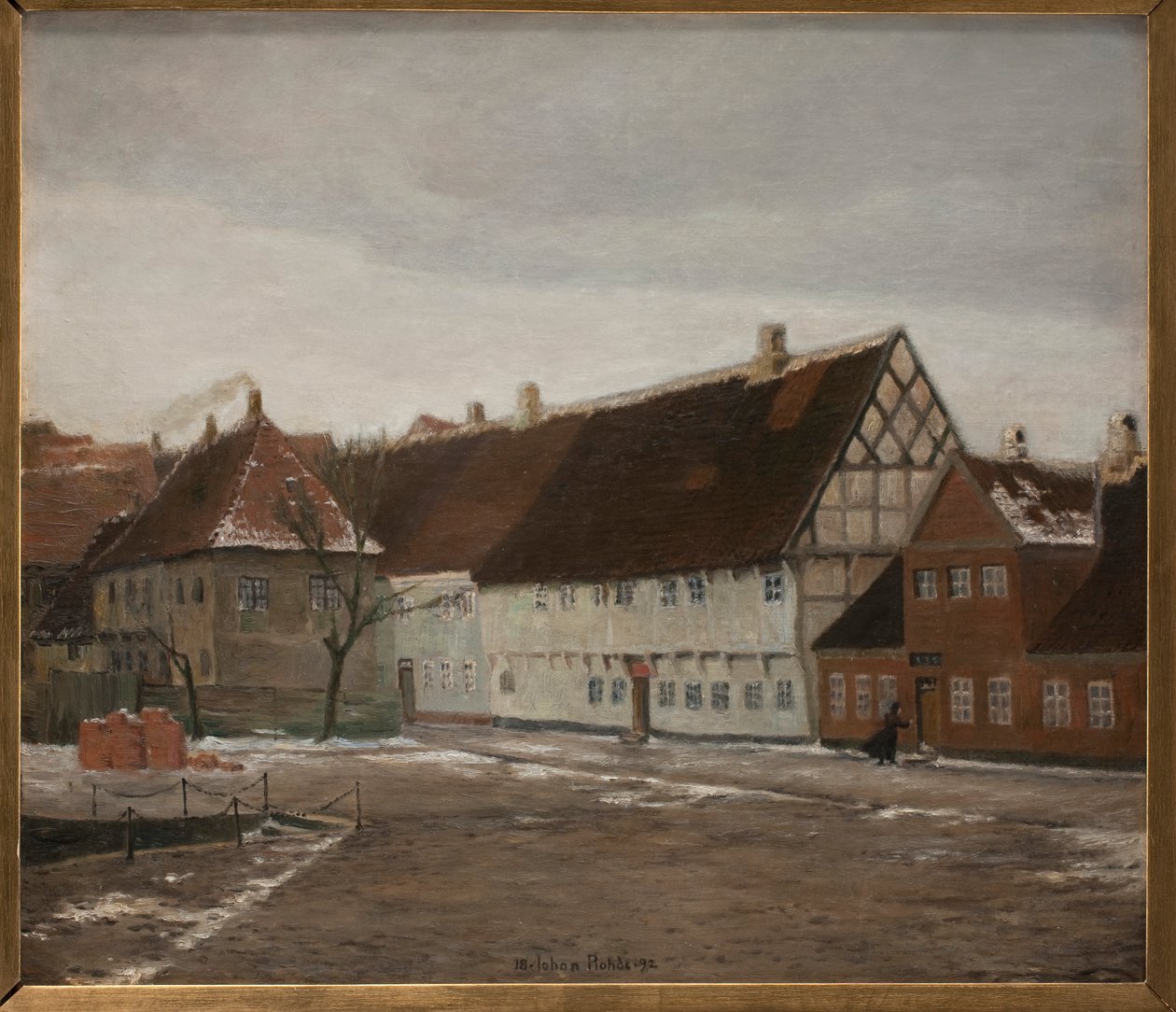 Téli este Ribe alkotó: Johan Rohde