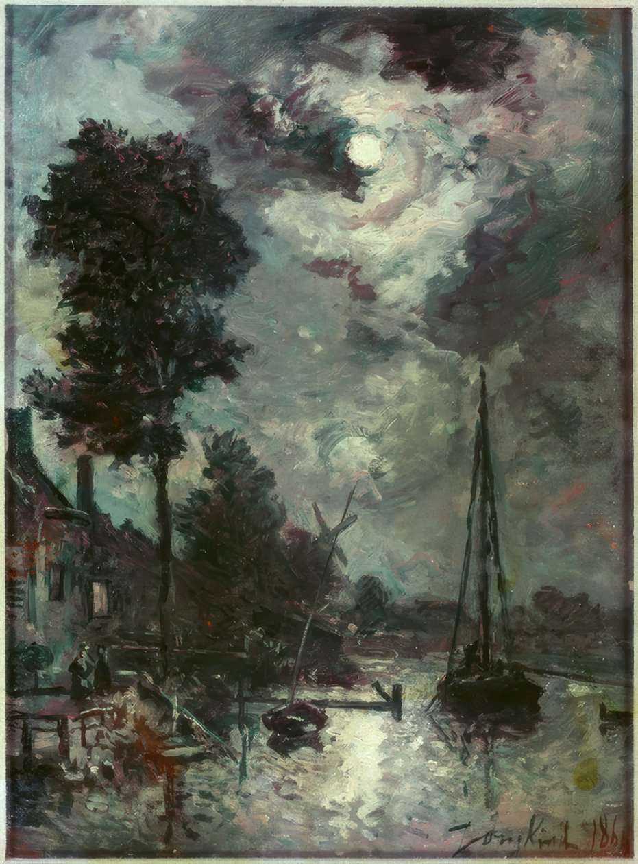 Holdfény alkotó: Johan Barthold Jongkind