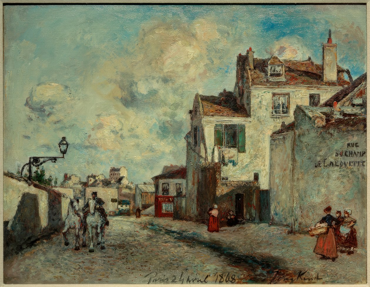 Rue du Champ-de-Alouette alkotó: Johan Barthold Jongkind