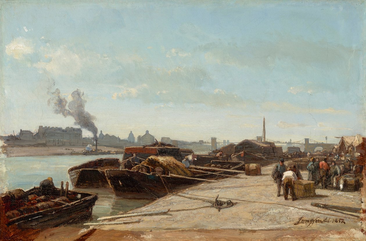 Seine Banks alkotó: Johan Barthold Jongkind
