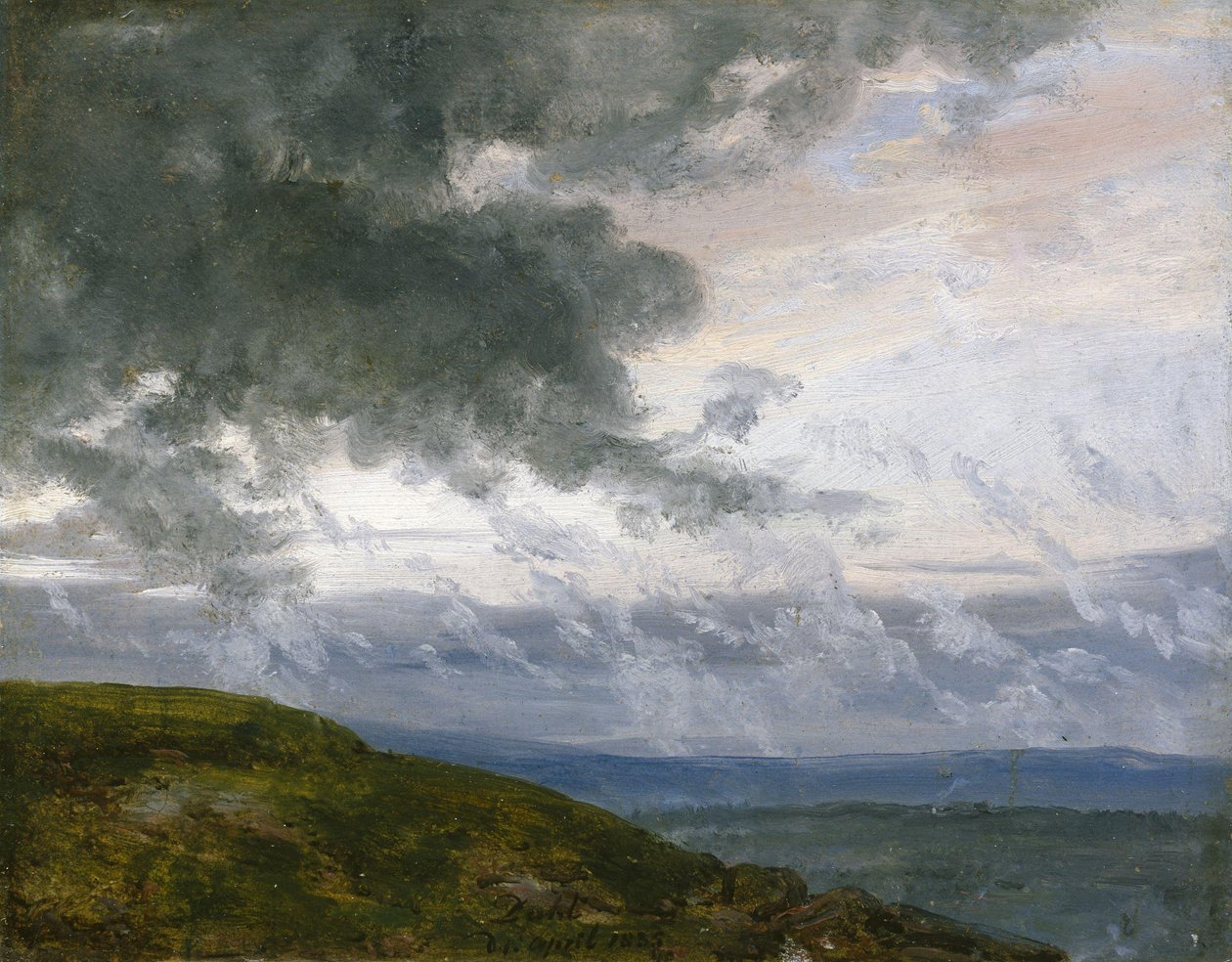Viharfelhők alkotó: Johan Christian Dahl