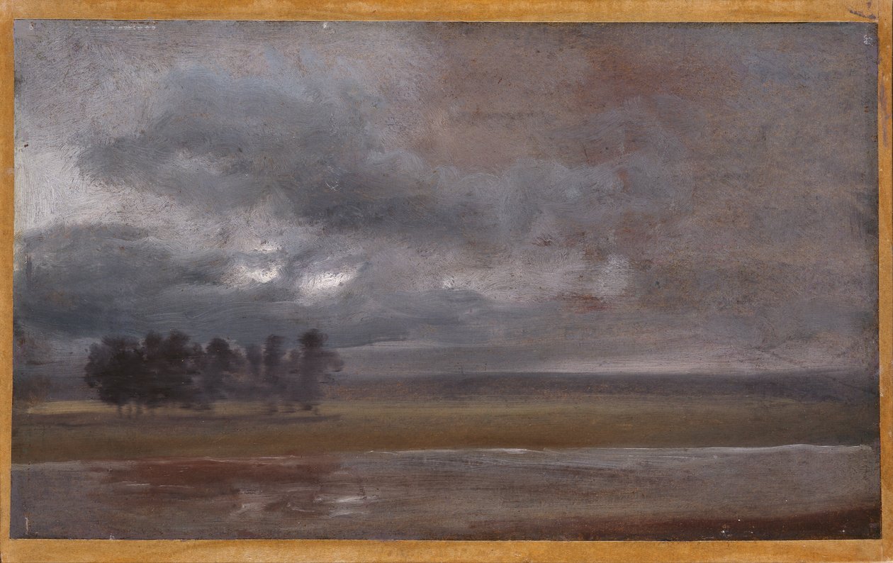 Az Elba esőben alkotó: Johan Christian Dahl