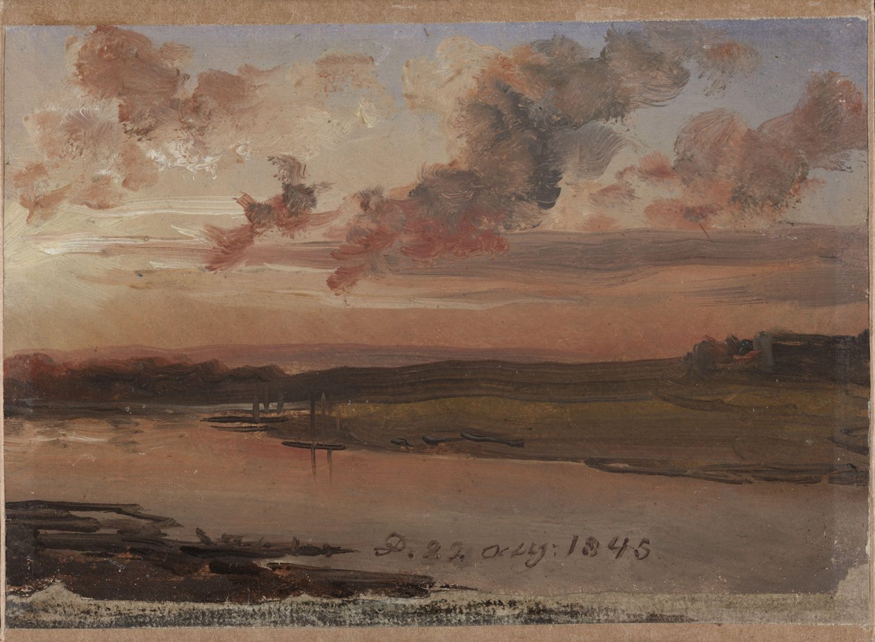 Az Elba este alkotó: Johan Christian Dahl