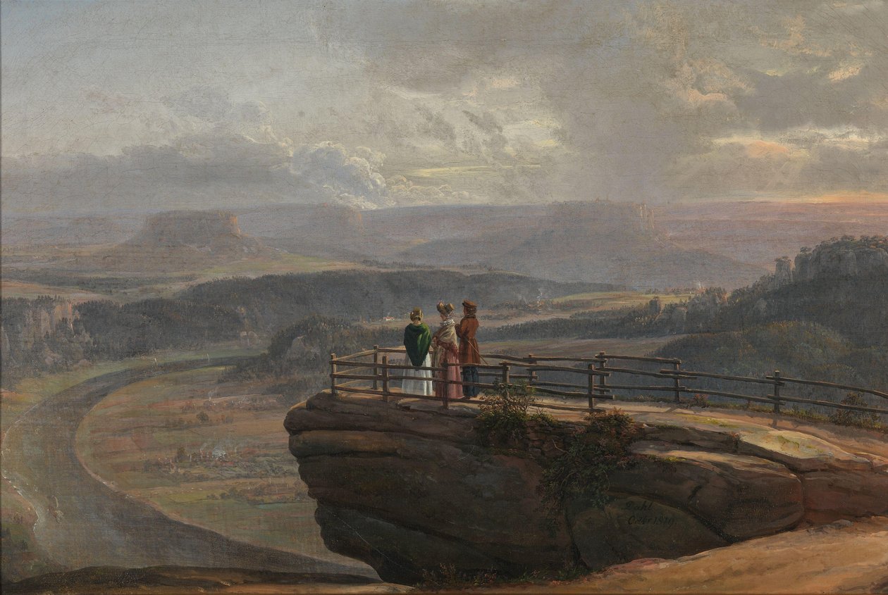 Kilátás Bastei felől alkotó: Johan Christian Dahl