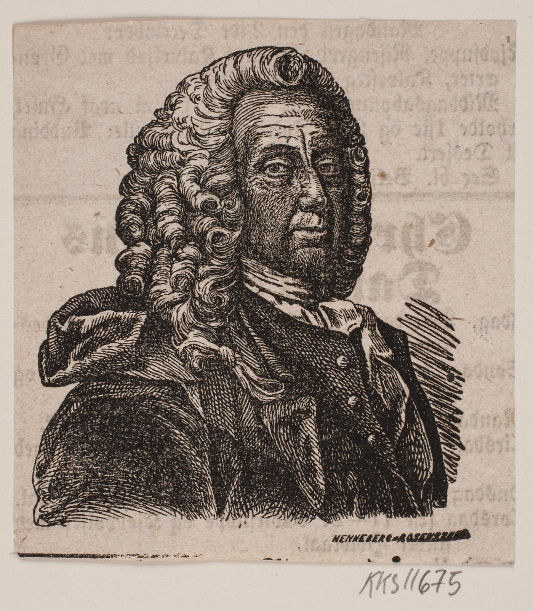 L. Holberg alkotó: Johan Frederik Rosenstand