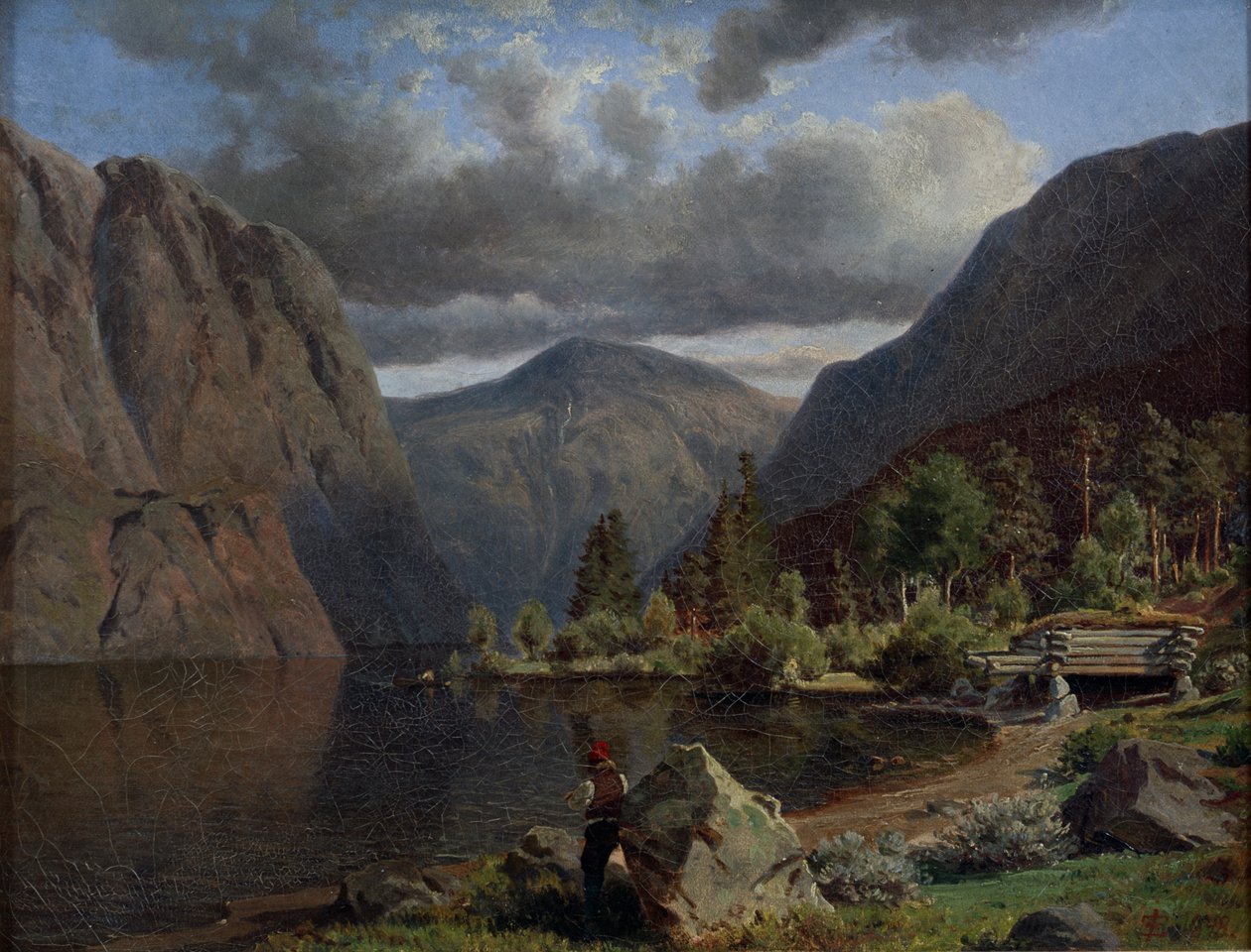 Ember a fjord tájban alkotó: Johan Fredrik Eckersberg