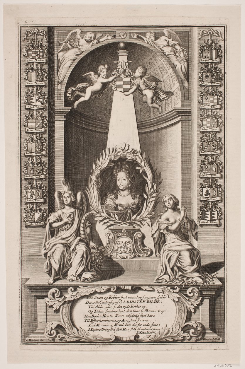 Dán: Kirsten Bille, Otto Skeel felesége. alkotó: Johan Friedlein