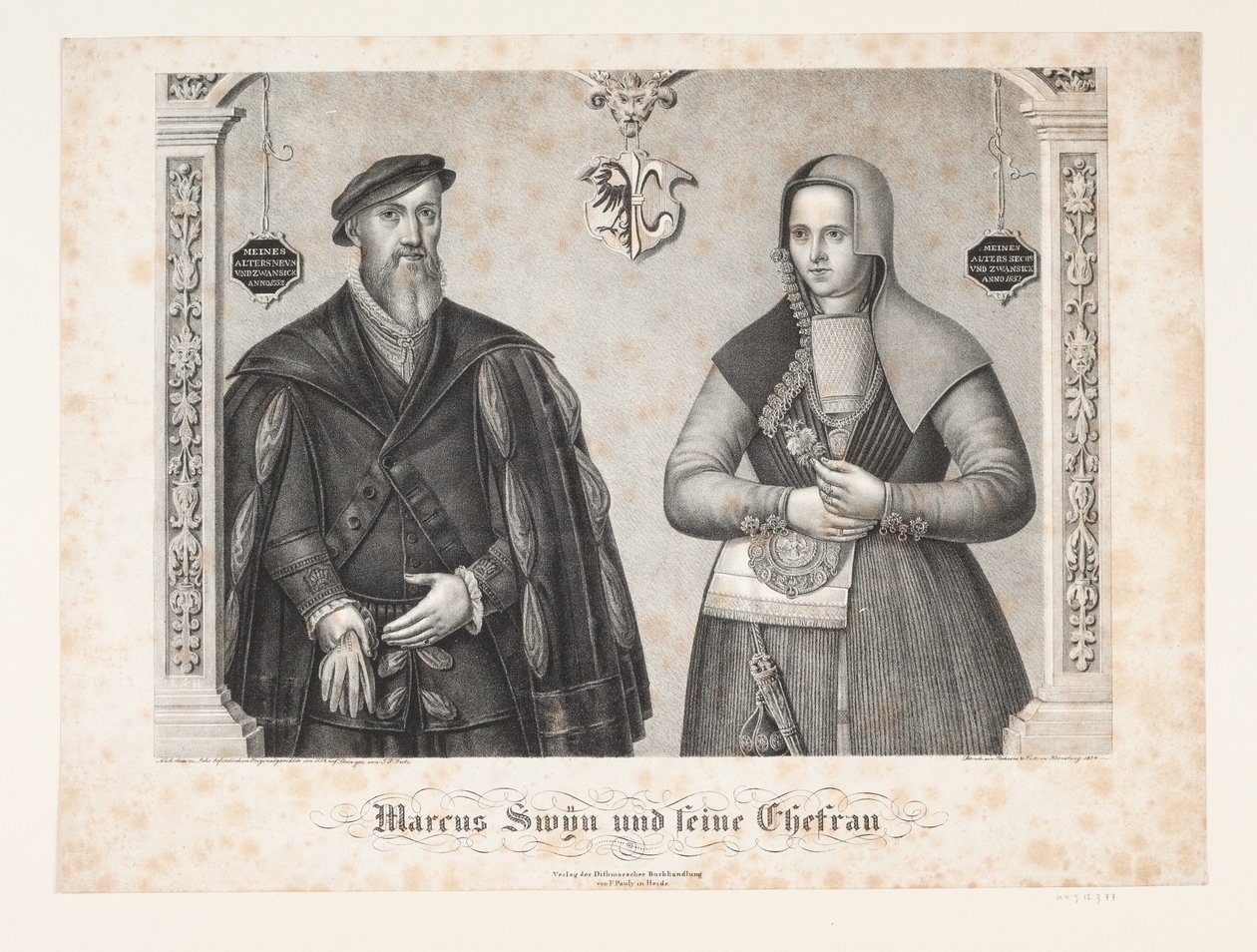 Marcus Swin és felesége alkotó: Johan Friedrich Fritz