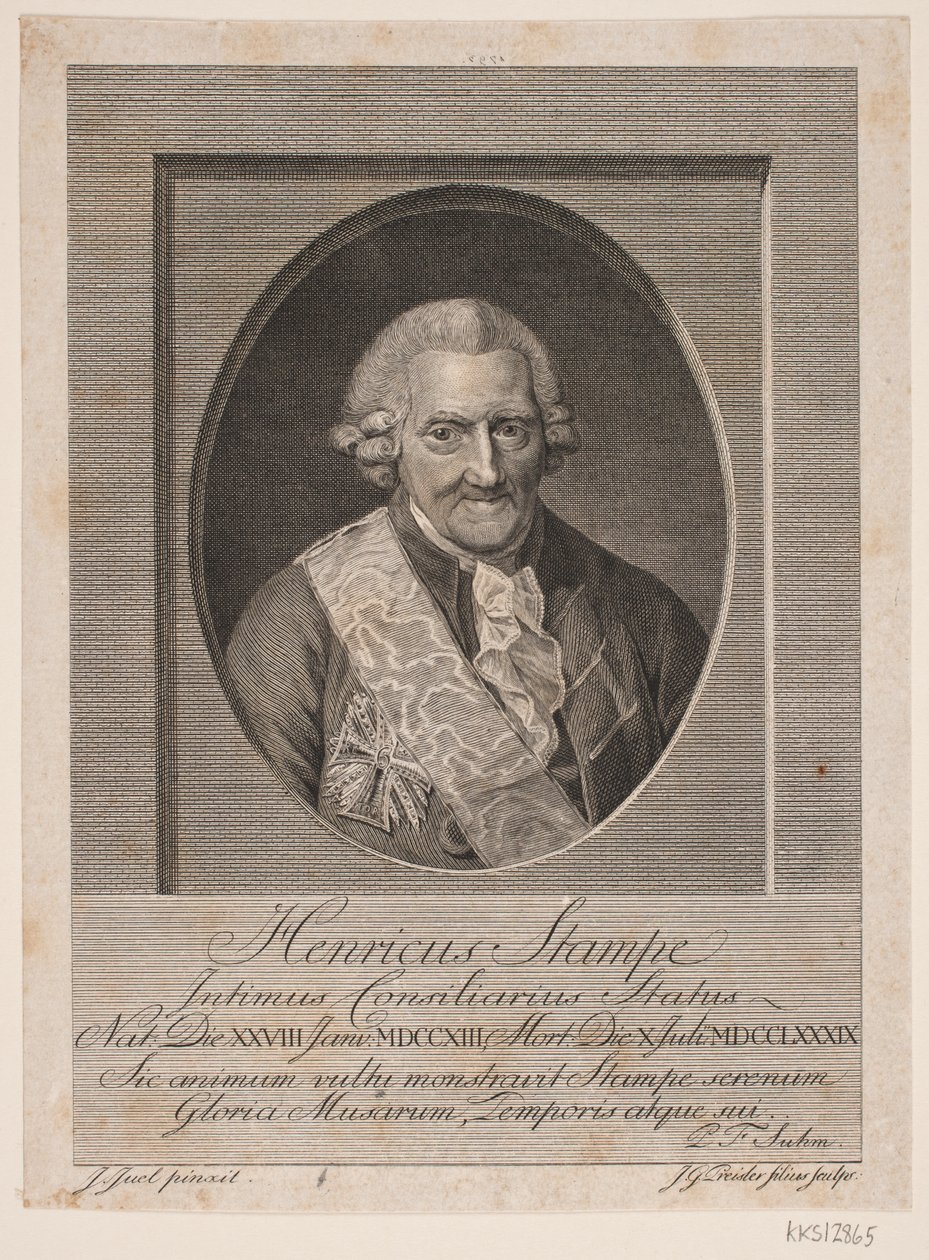 Stampe Henrik alkotó: Johan Georg Preisler