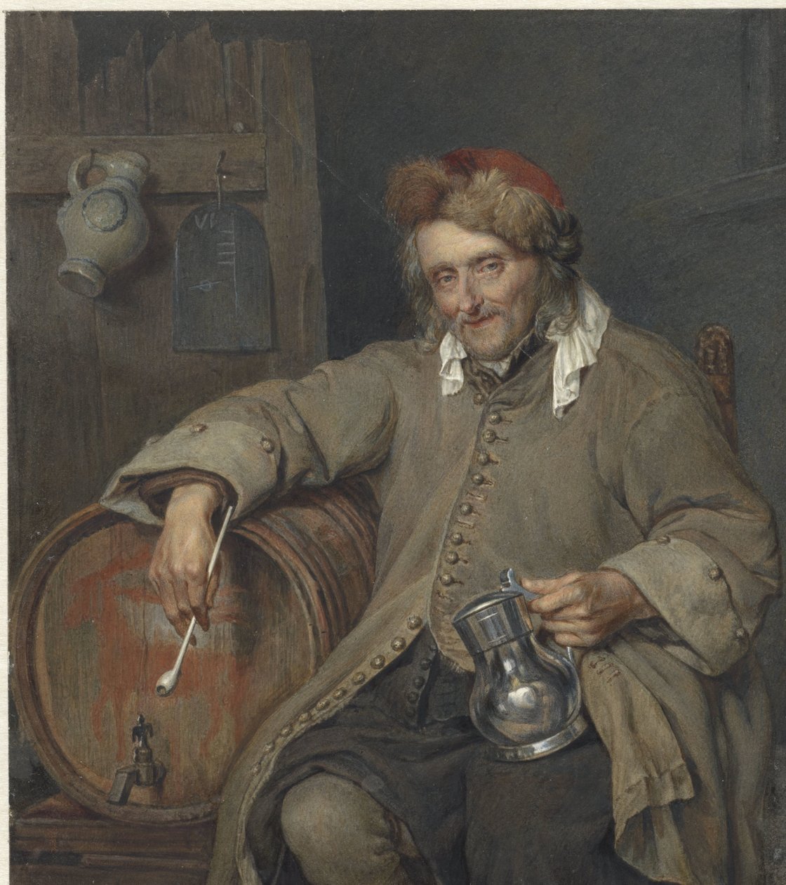Az öreg ivó alkotó: Johan Heinrich Neuman