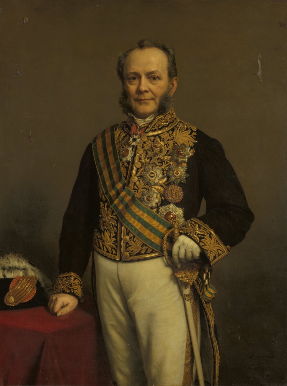 Pieter Mijer (1812-81). főkormányzó (1866-71) alkotó: Johan Heinrich Neuman