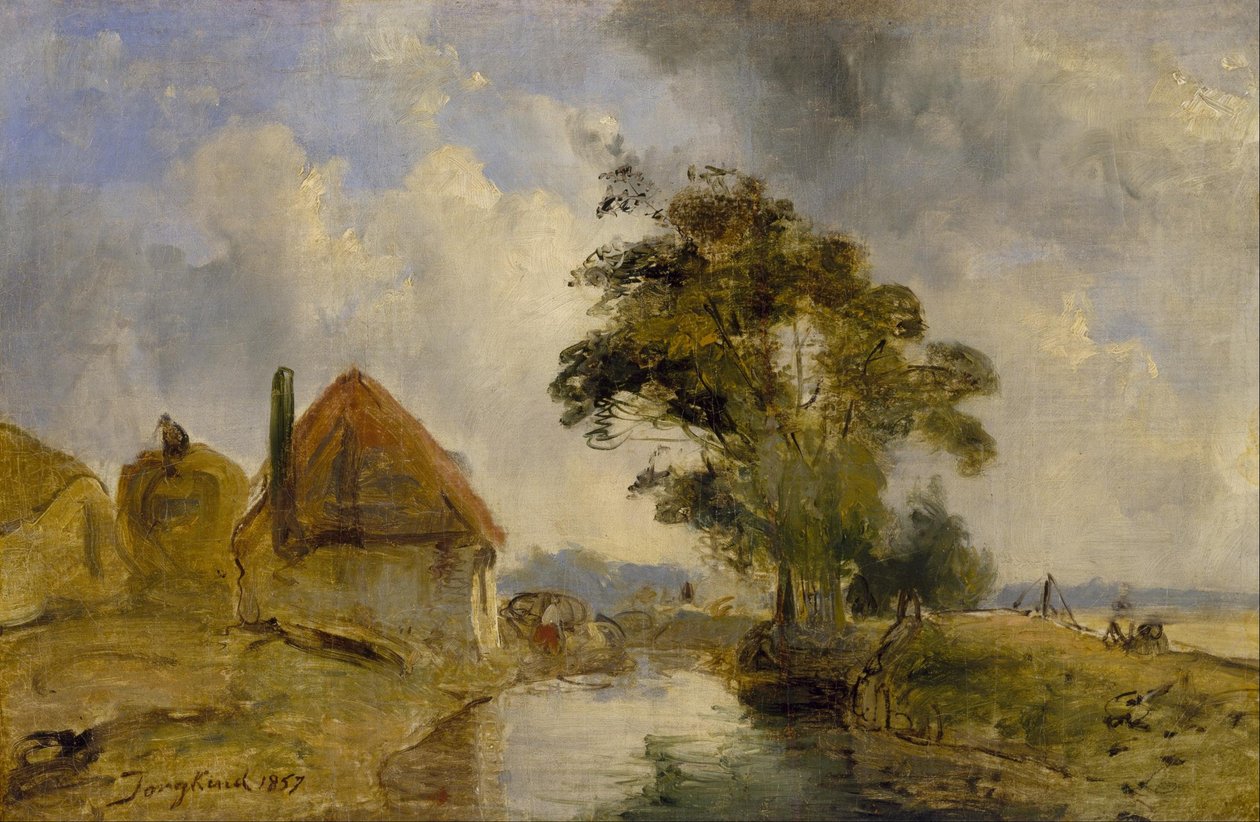 Breda környéke alkotó: Johan Jongkind