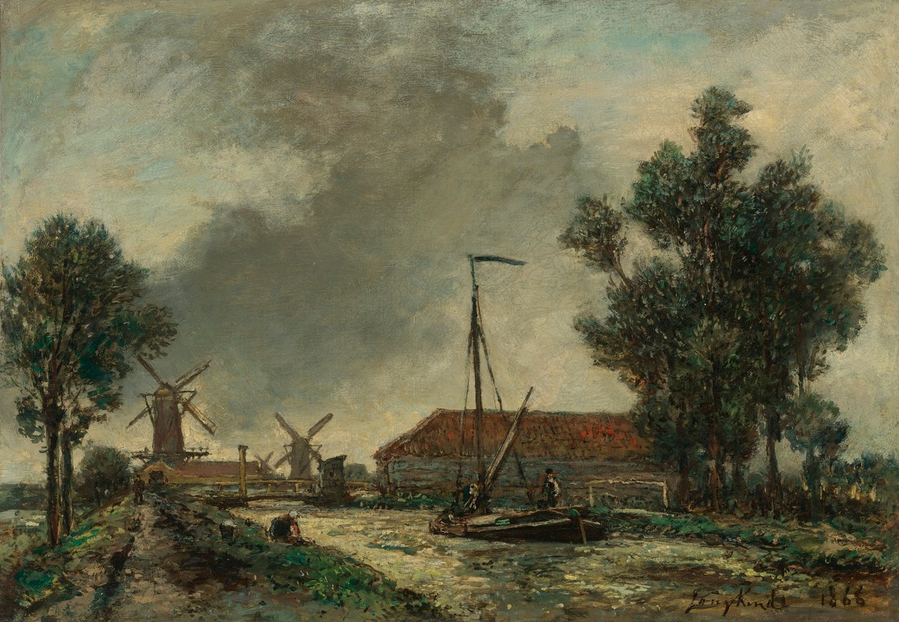 La Passerelle, Hollande alkotó: Johan Jongkind