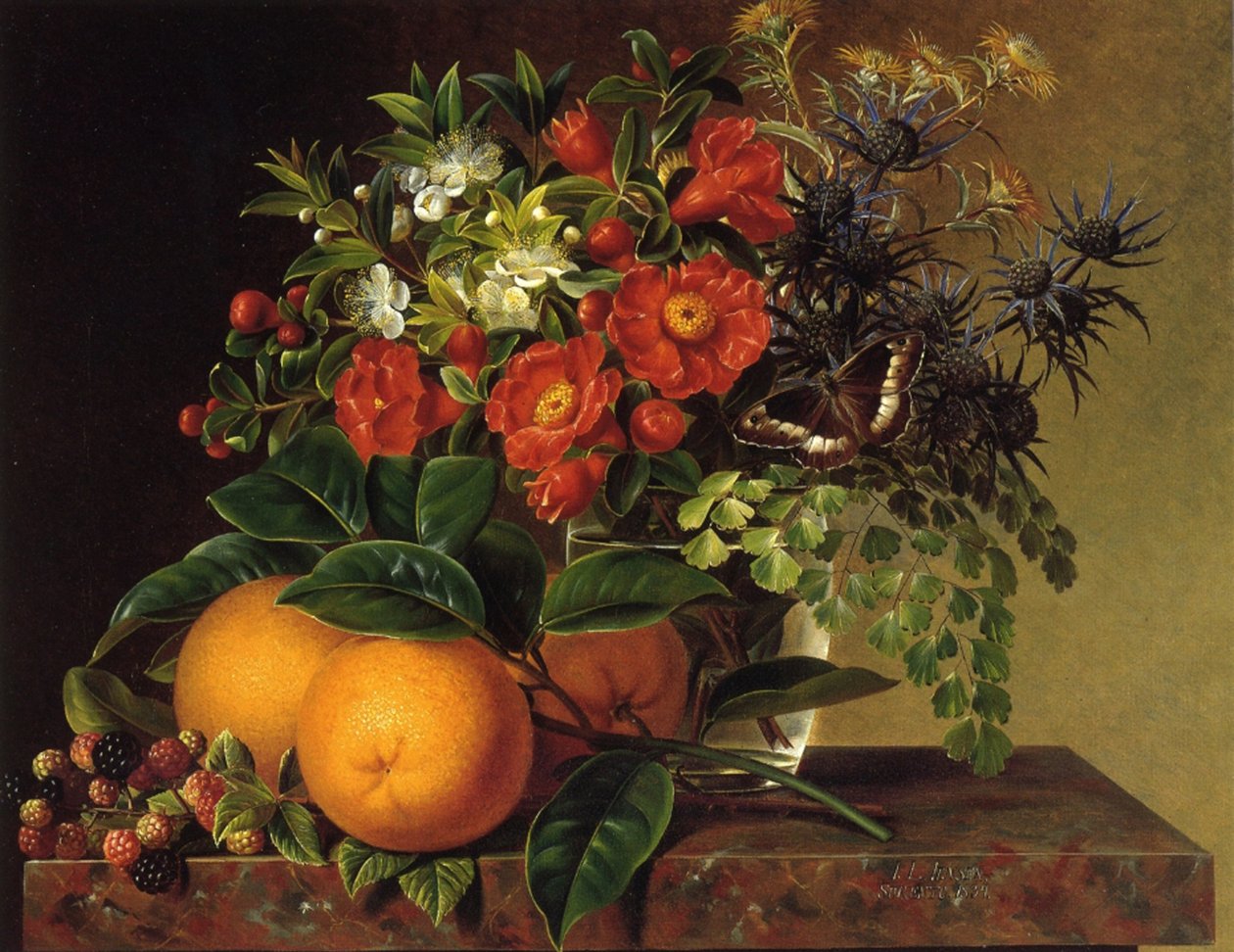 Csendélet alkotó: Johan Laurents Jensen