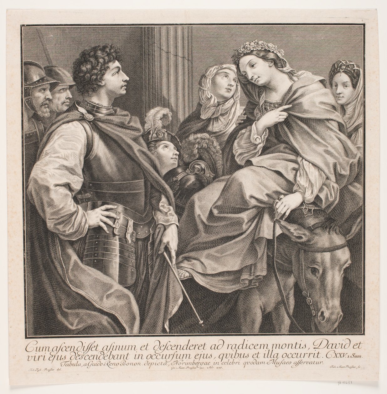 Dávid és Abigail alkotó: Johan Martin Preisler