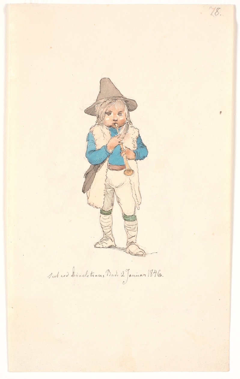 Lille "pifferaro" alkotó: Johan Thomas Lundbye