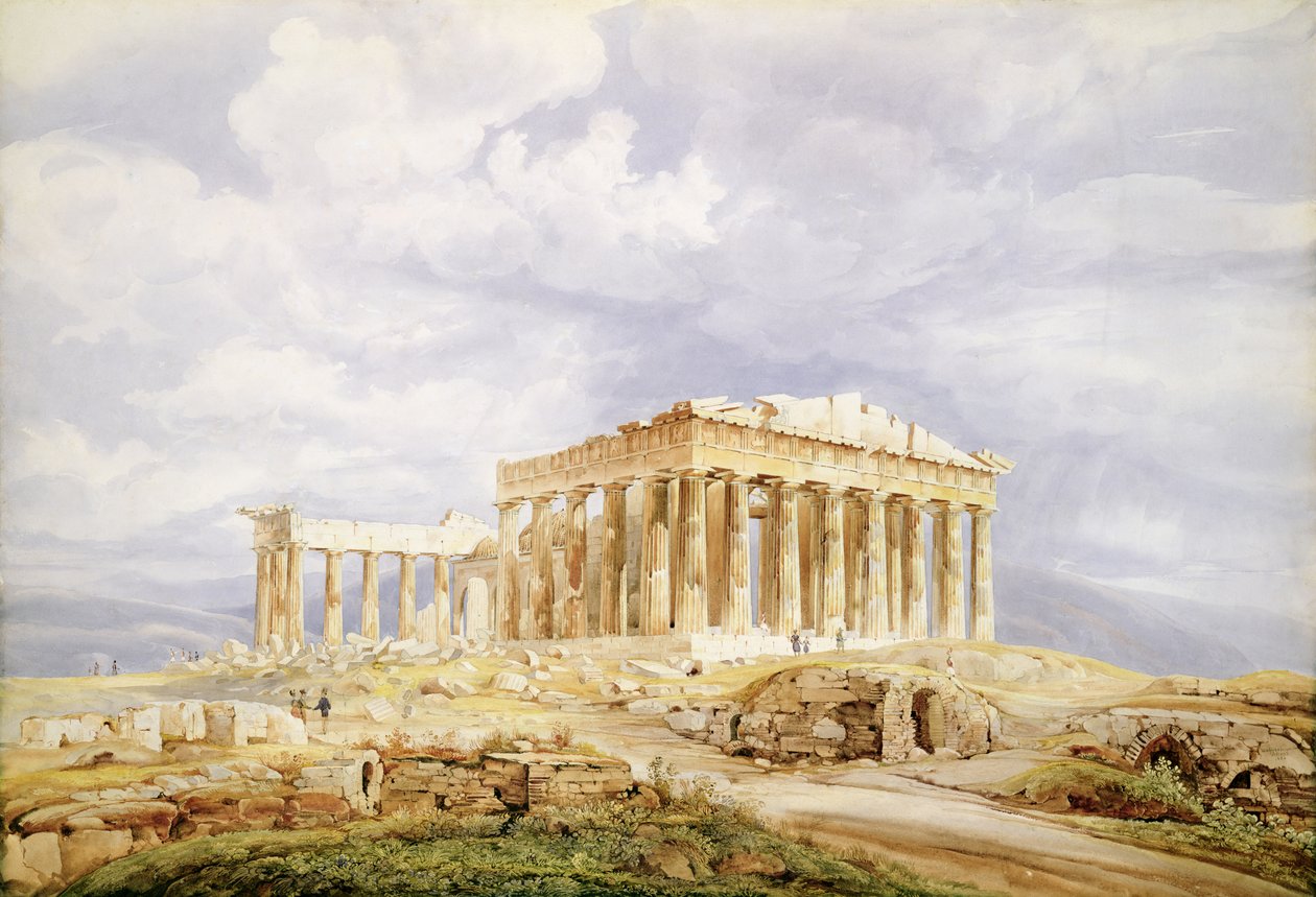 A Parthenon, Athén alkotó: Johan Wolfensberger
