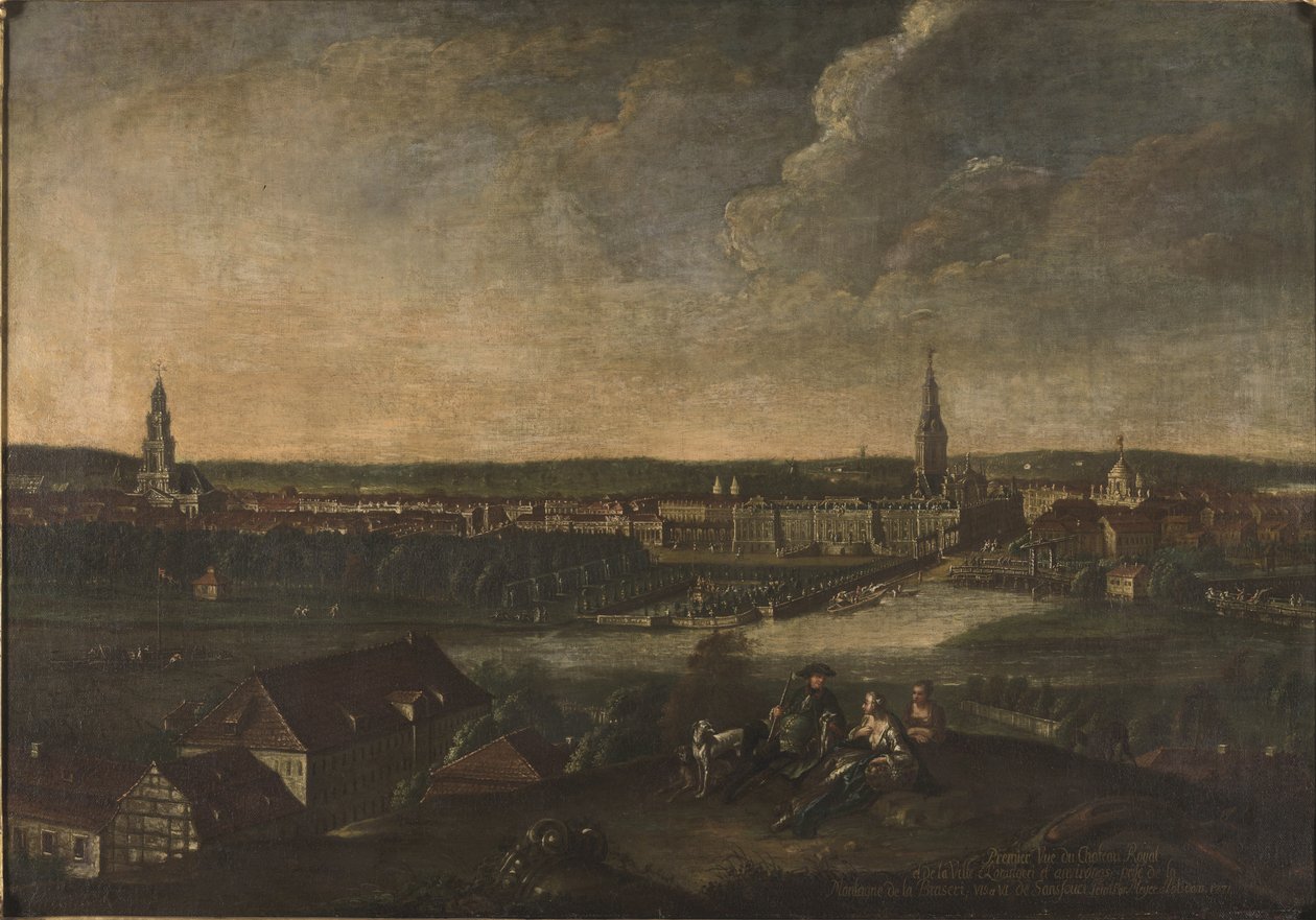 Potsdam a Brauhausbergből alkotó: Johann Friedrich Meyer