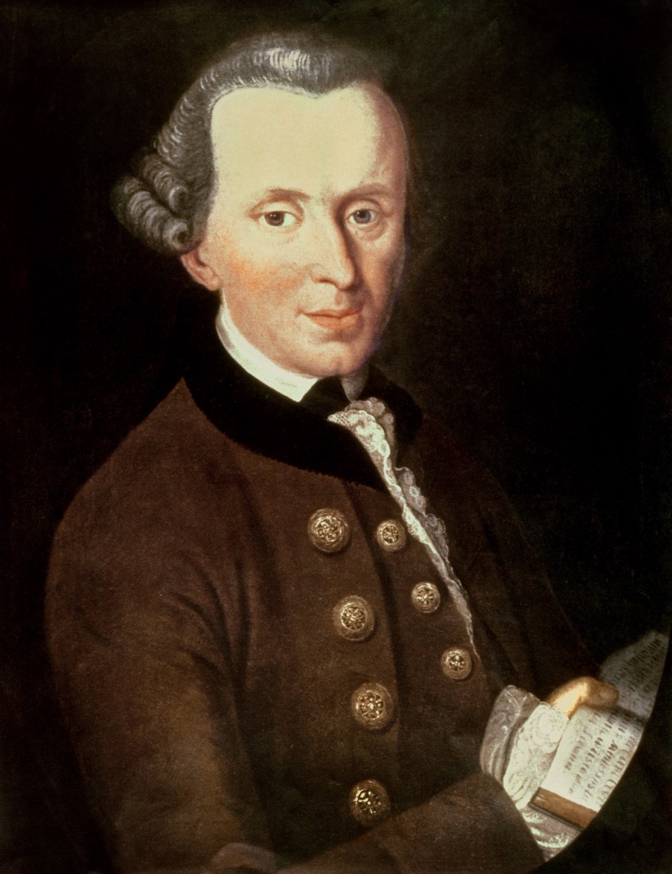 Emmanuel Kant portréja, 1768 alkotó: Johann Gottlieb Becker
