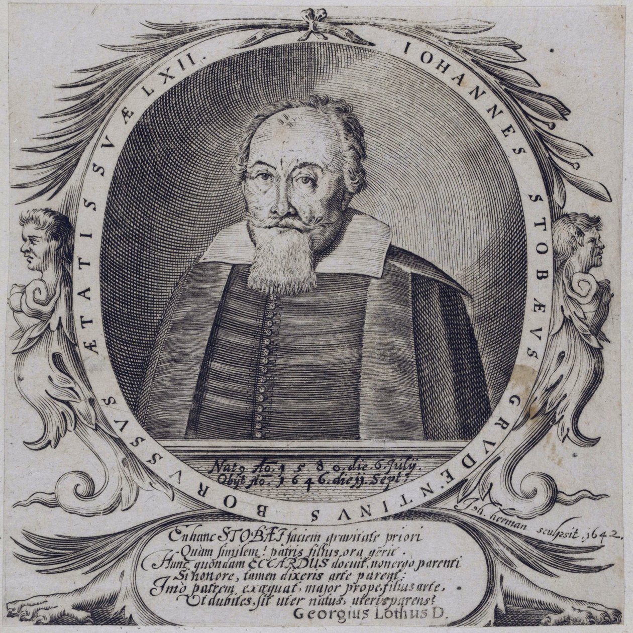 Johann Stobäus alkotó: Johann Herman