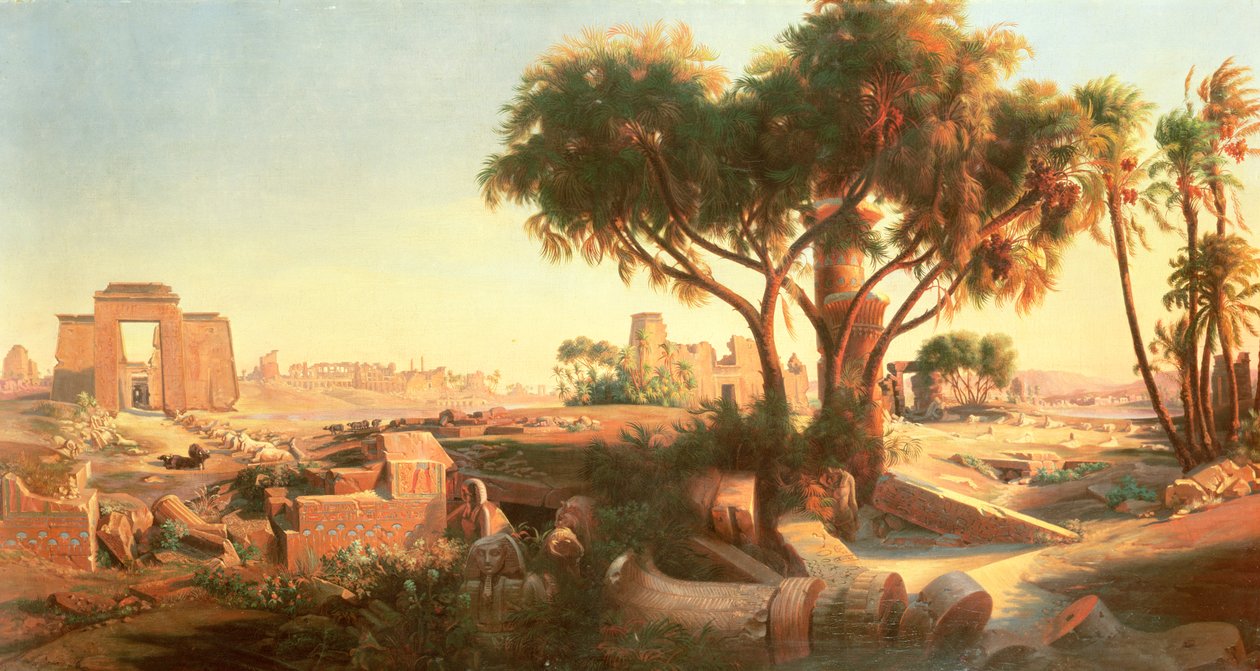 Egyiptomi romok alkotó: Johann Jakob Frey