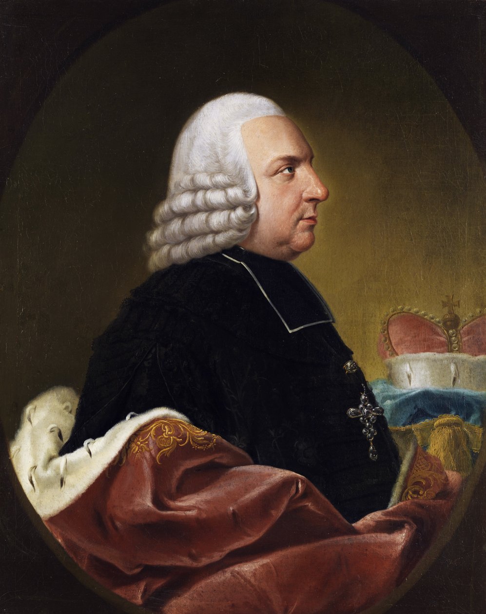 Lothar Franz von Schönborn portréja alkotó: Johann Jakob Ihle