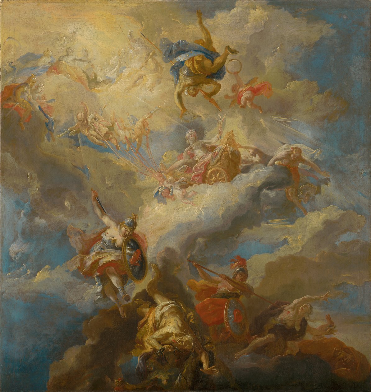 A szerelem diadala alkotó: Johann Michael Rottmayr