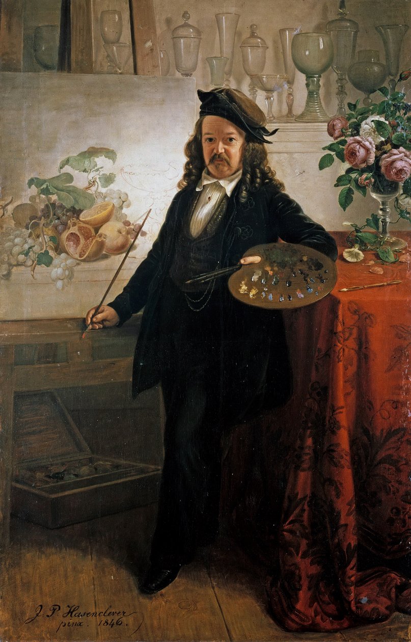 Johann Wilhelm Preyer portréja alkotó: Johann Peter Hasenclever