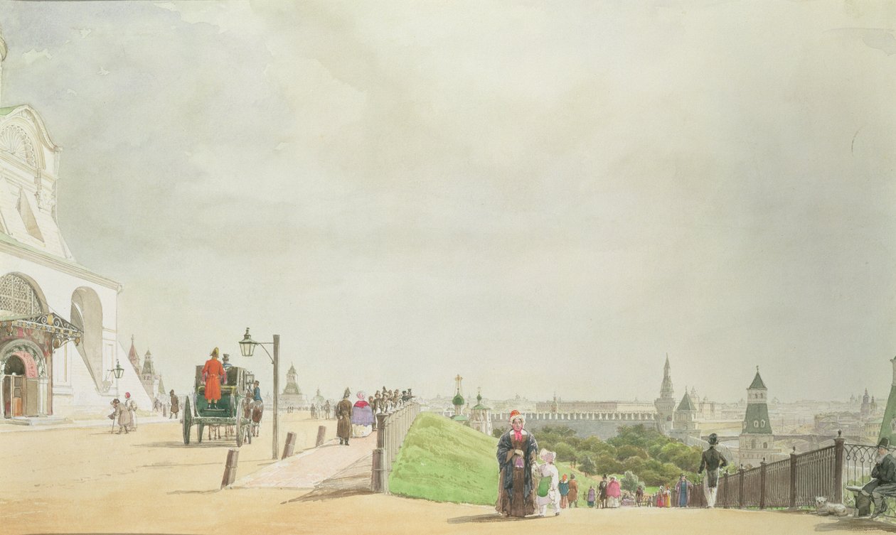 A Kreml, Moszkva, 1839 alkotó: Johann Philipp Eduard Gartner