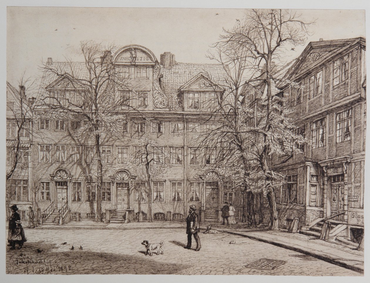 Jakobikirchhof-15-22 alkotó: Johann Theobald Riefesell