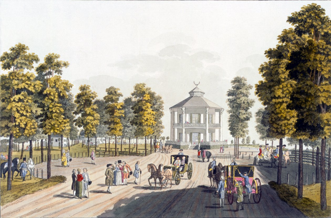 A bécsi práteri nyaraló, 1792 alkotó: Johann Ziegler
