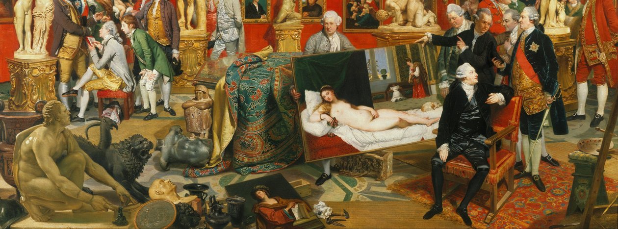 Az Uffizi Tribuna alkotó: Johan Joseph Zoffany