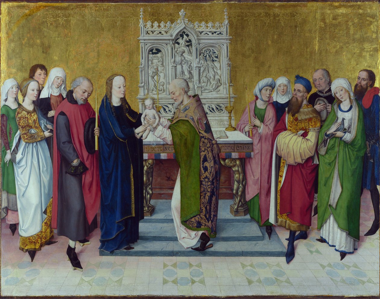 Bemutató a templomban alkotó: Johann van Duyren