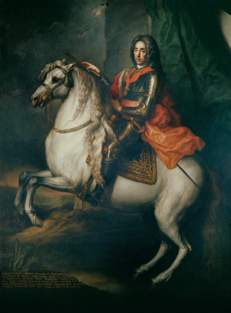 Savoyai Eugén herceg, a legnagyobb tábornok ... alkotó: Johann Gottfried Auerbach