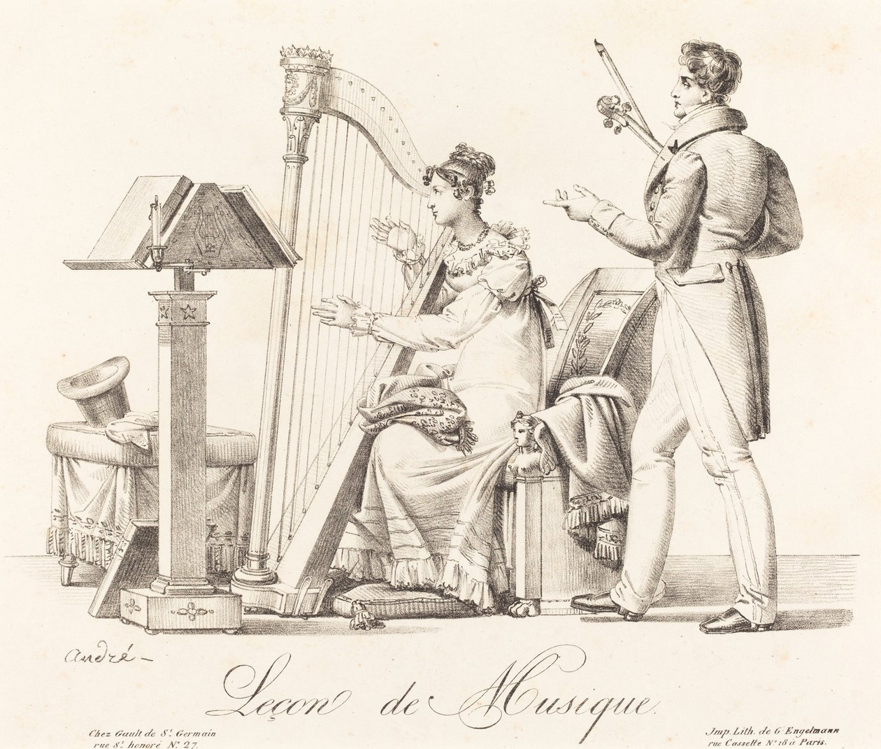 Zenei lecke Zenei lecke. alkotó: Johann Anton André