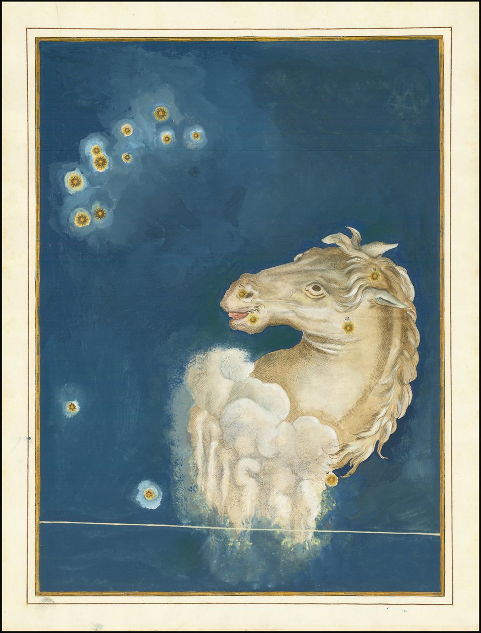 Equuleus - Johann Bayer alkotó: Johann Bayer