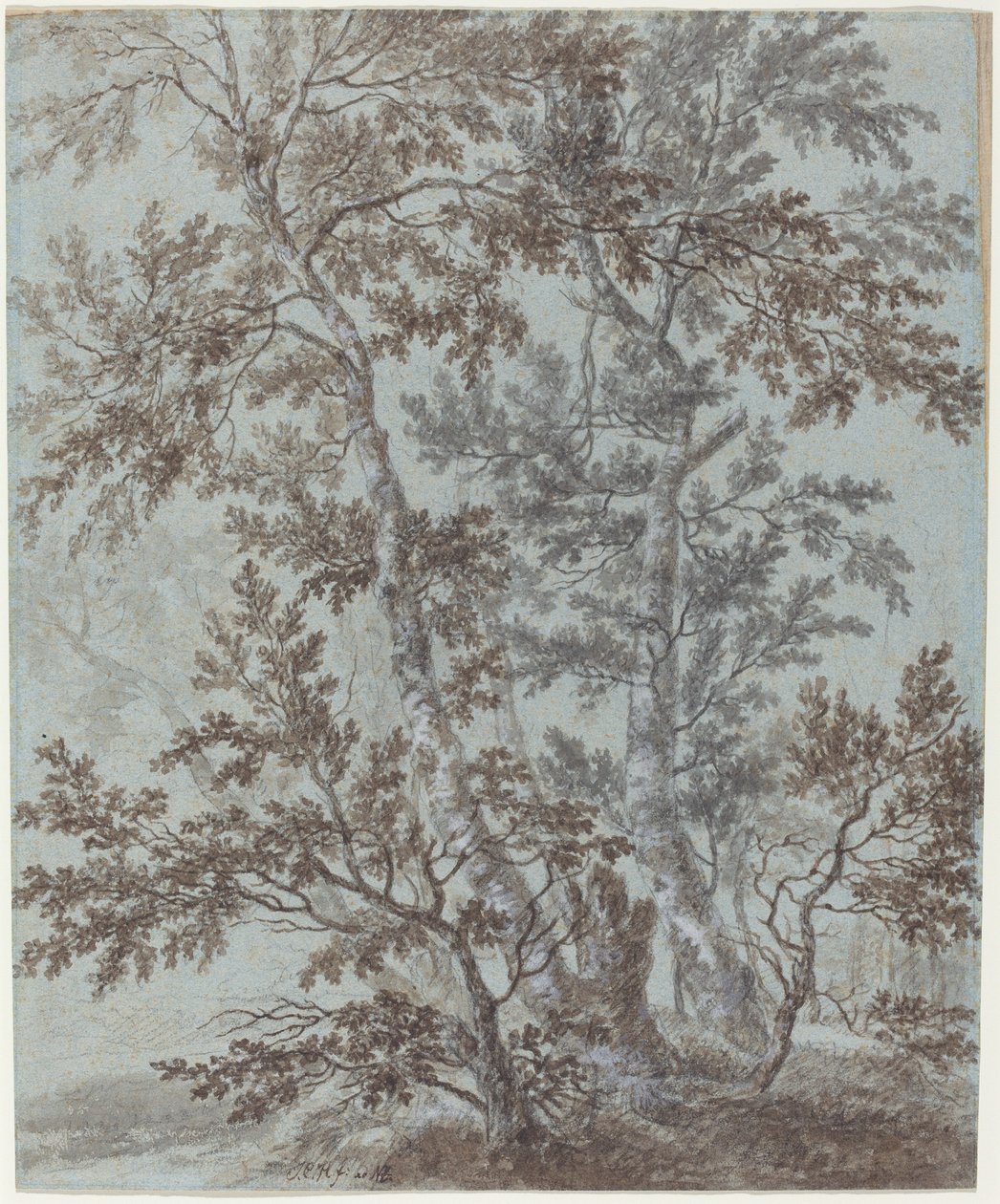 Nyírfa állvány alkotó: Johann Caspar Huber
