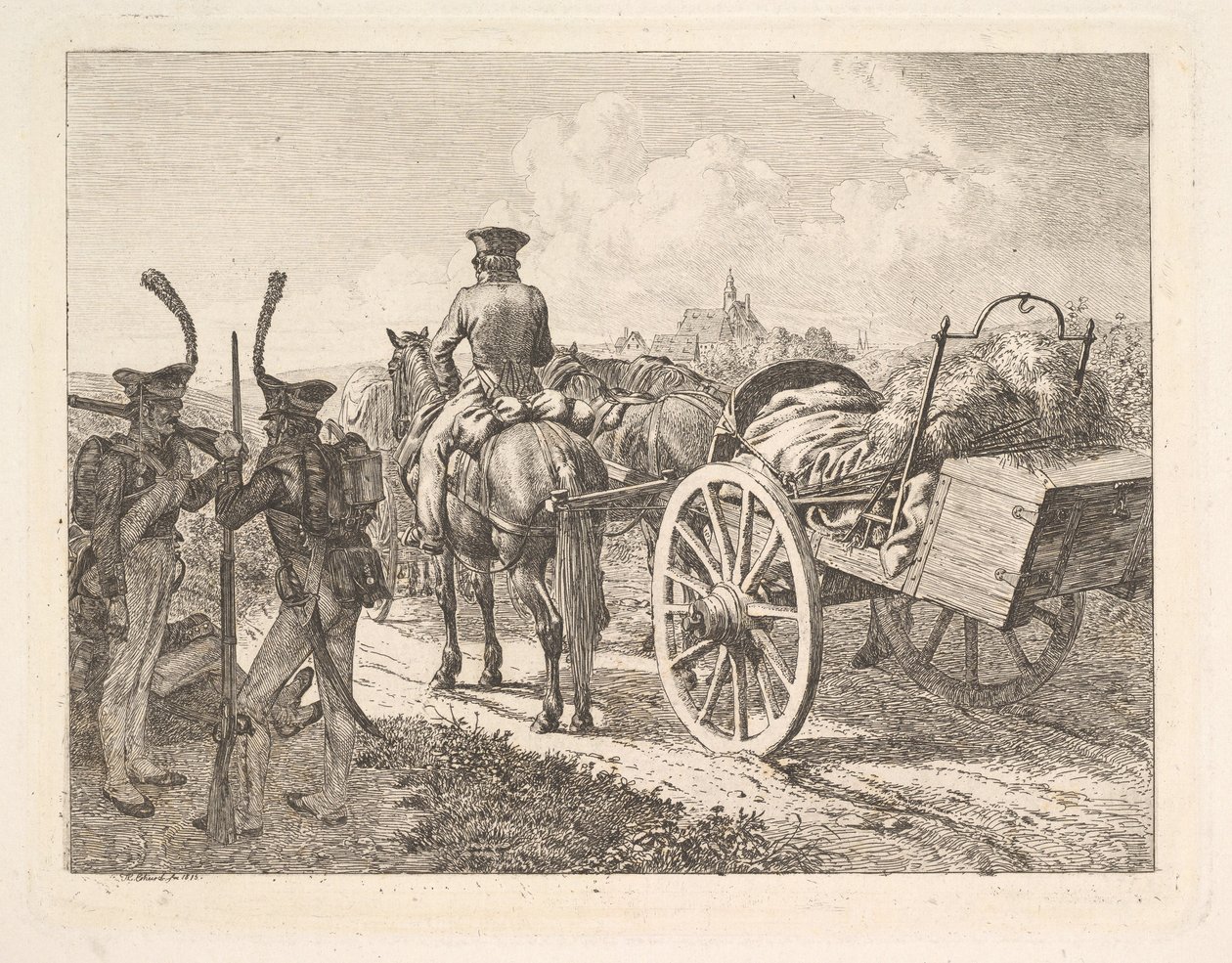 Egy orosz mobilkohó, 1815. alkotó: Johann Christian Erhard