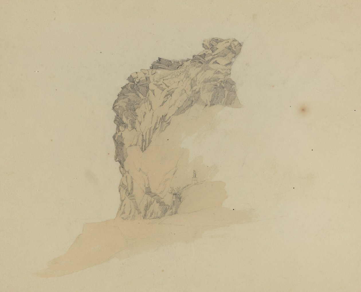 Study of Cliffs alkotó: Johann Christian Heerdt