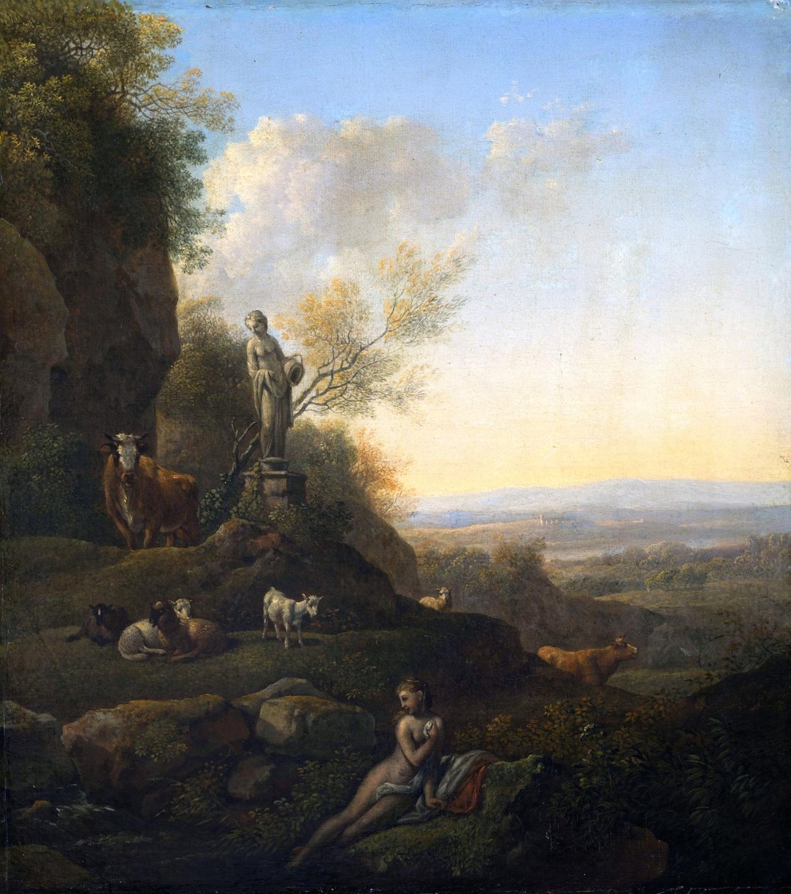 Tájkép alkotó: Johann Christian Klengel