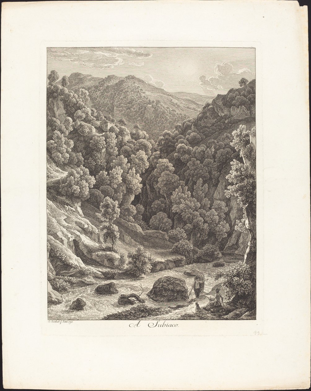 Egy Subiaco alkotó: Johann Christian Reinhart