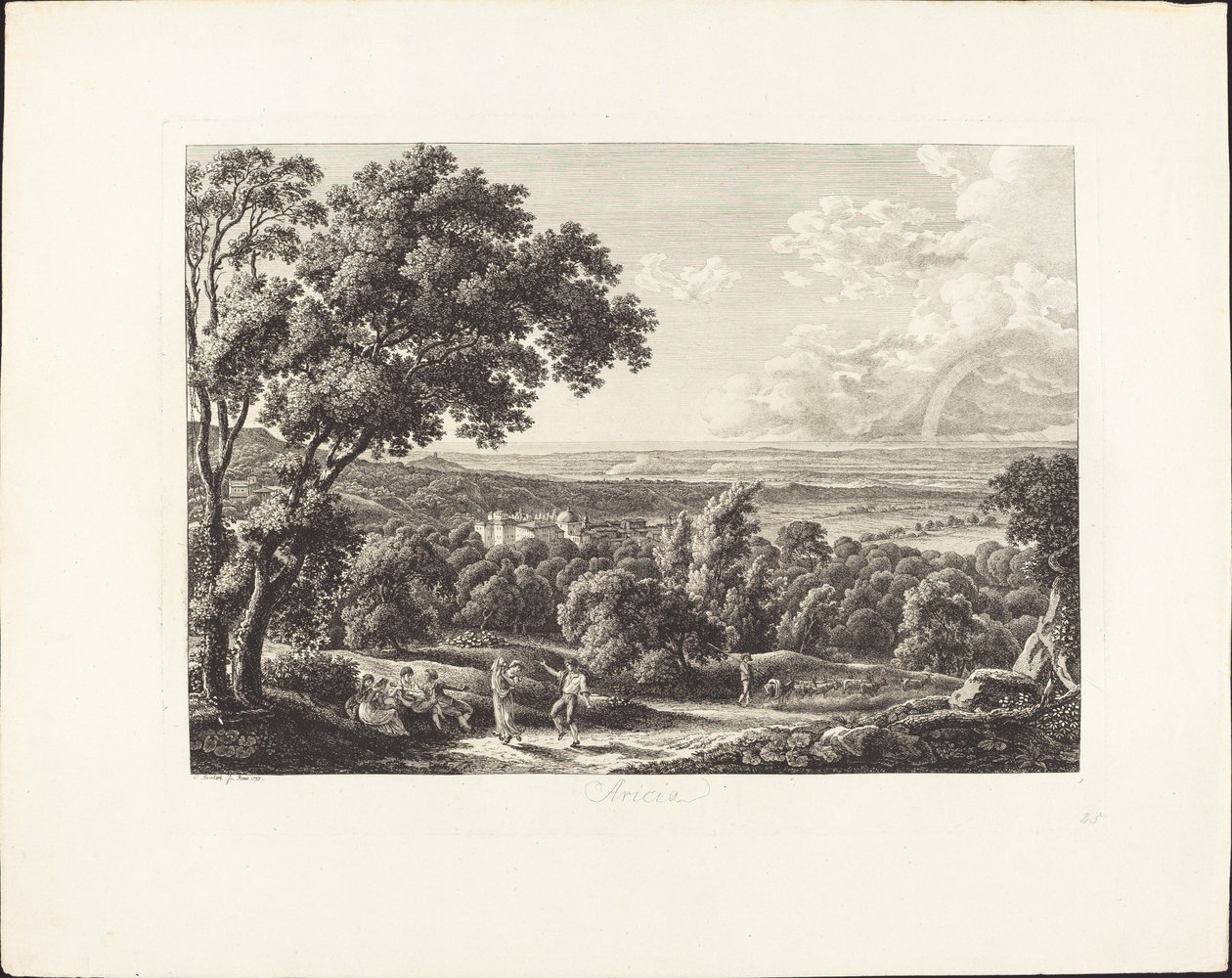 Aricia alkotó: Johann Christian Reinhart