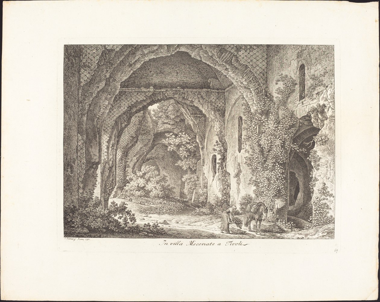 A Mecenate villában alkotó: Johann Christian Reinhart