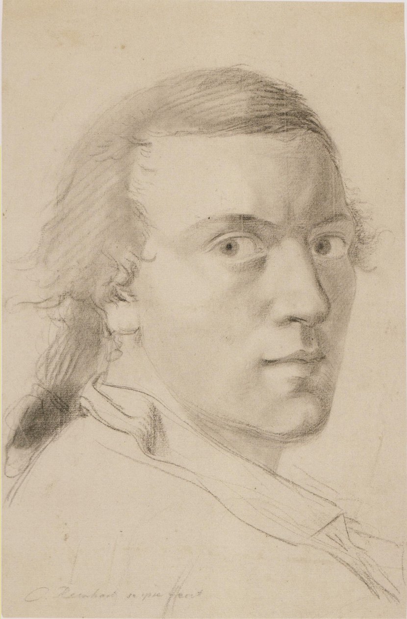 J C Reinhart Önarckép 1786 alkotó: Johann Christian Reinhart