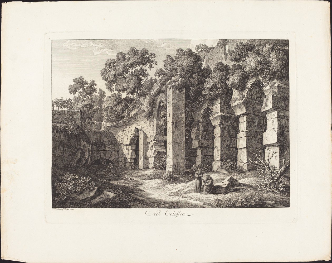 A Colosseumban alkotó: Johann Christian Reinhart