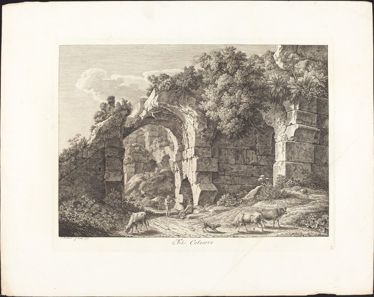 A Colosseumban alkotó: Johann Christian Reinhart